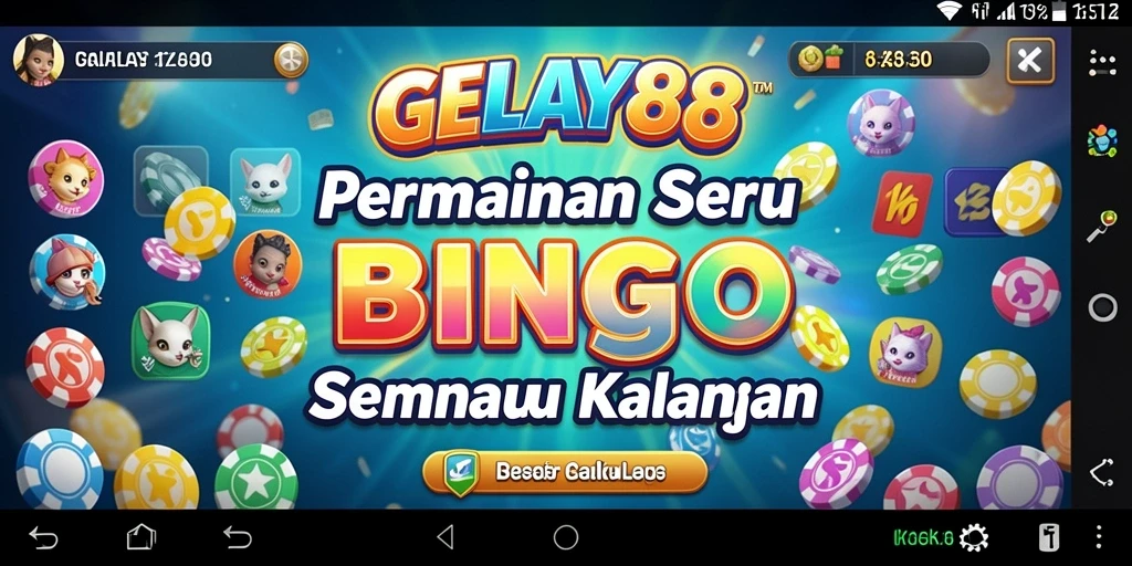 Screenshot utama GELAY88 menampilkan gameplay yang menyenangkan dan interaktif.