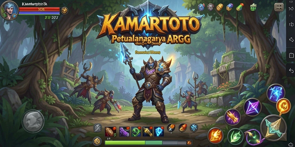 Tampilan seru dari gameplay KAMARTOTO dalam dunia ARPG.