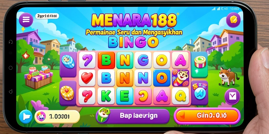 Tampilan seru gameplay Bingo di MENARA188.