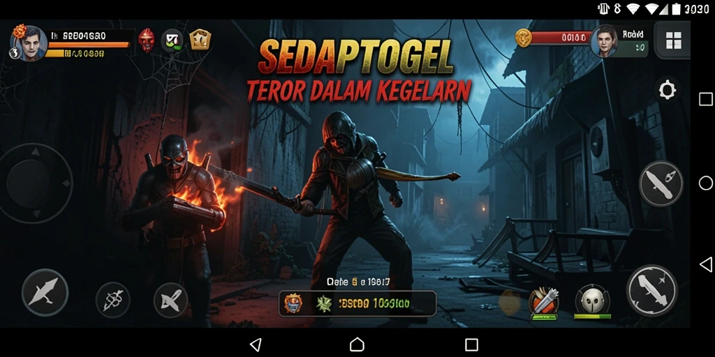 Menampilkan gameplay menakutkan di dalam dunia SEDAPTOGEL.