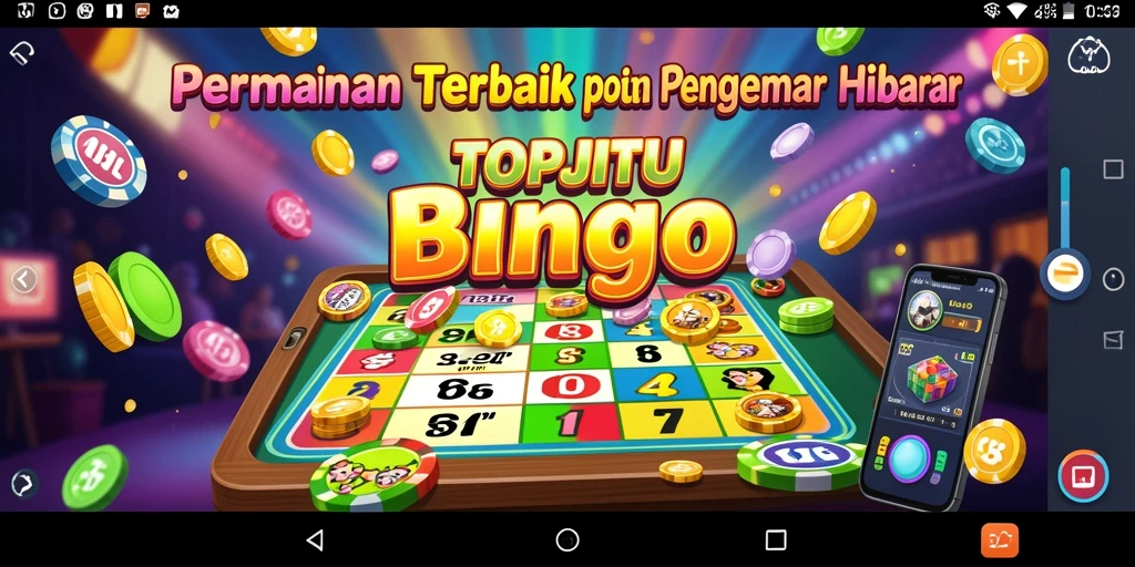 Tangkapan layar dari gameplay Bingo yang seru di TOPJITU.
